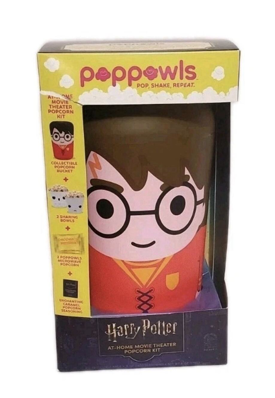Harry Potter Poppowls At Home Movie Theater Popcorn Bucket Wizarding World New